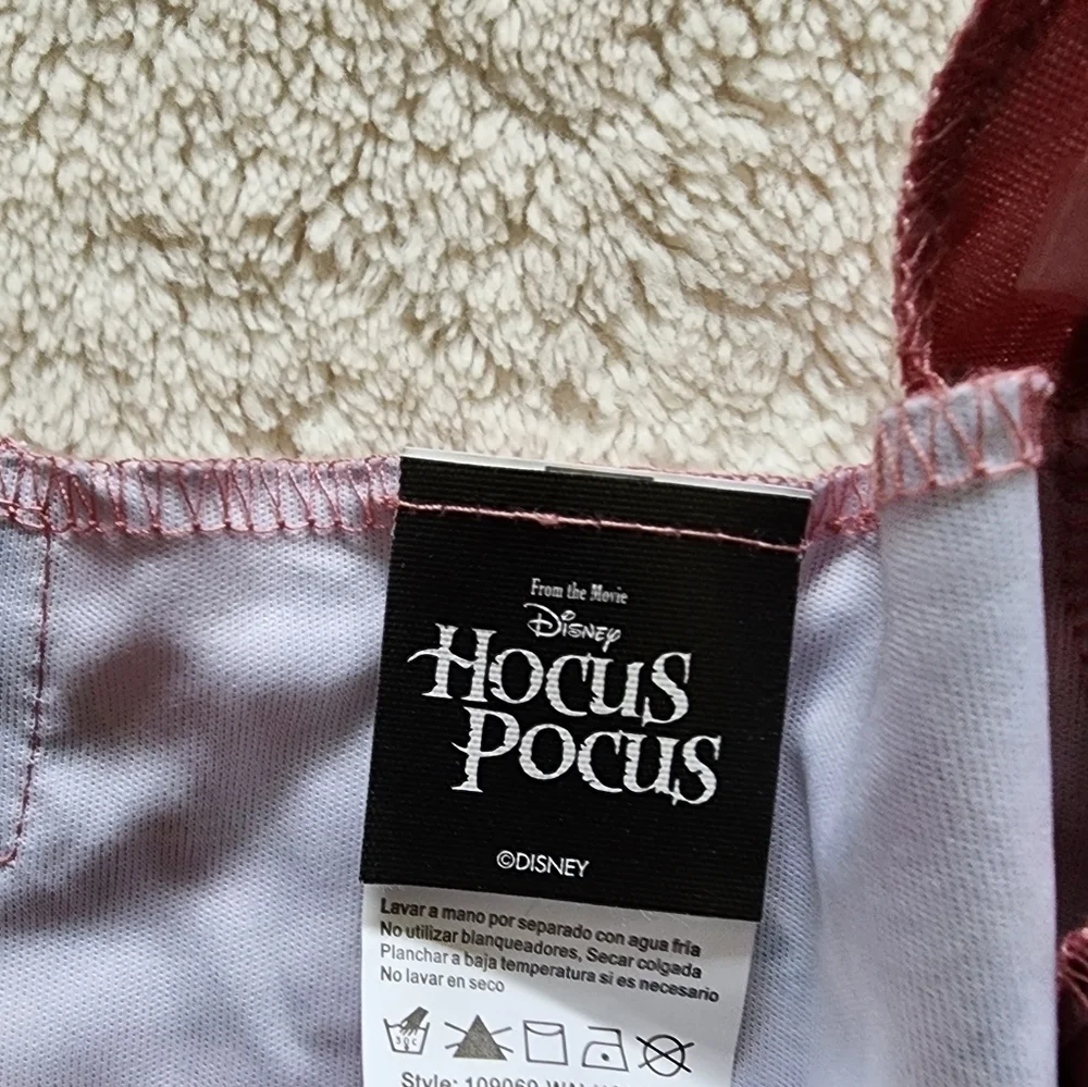 NEW girl's Halloween costume Hocus Pocus Sarah outfit dress and petticoat set